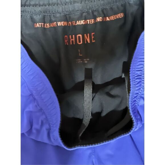 Rhone navy lined performance tech shorts L - Picture 6 of 9